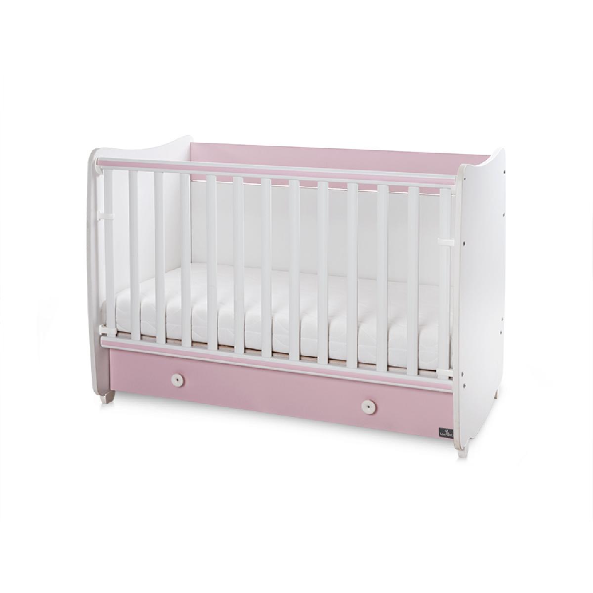 Μετατρεπόμενο Κρεβατάκι 140x70εκ Lorelli Dream White/Orchid Pink