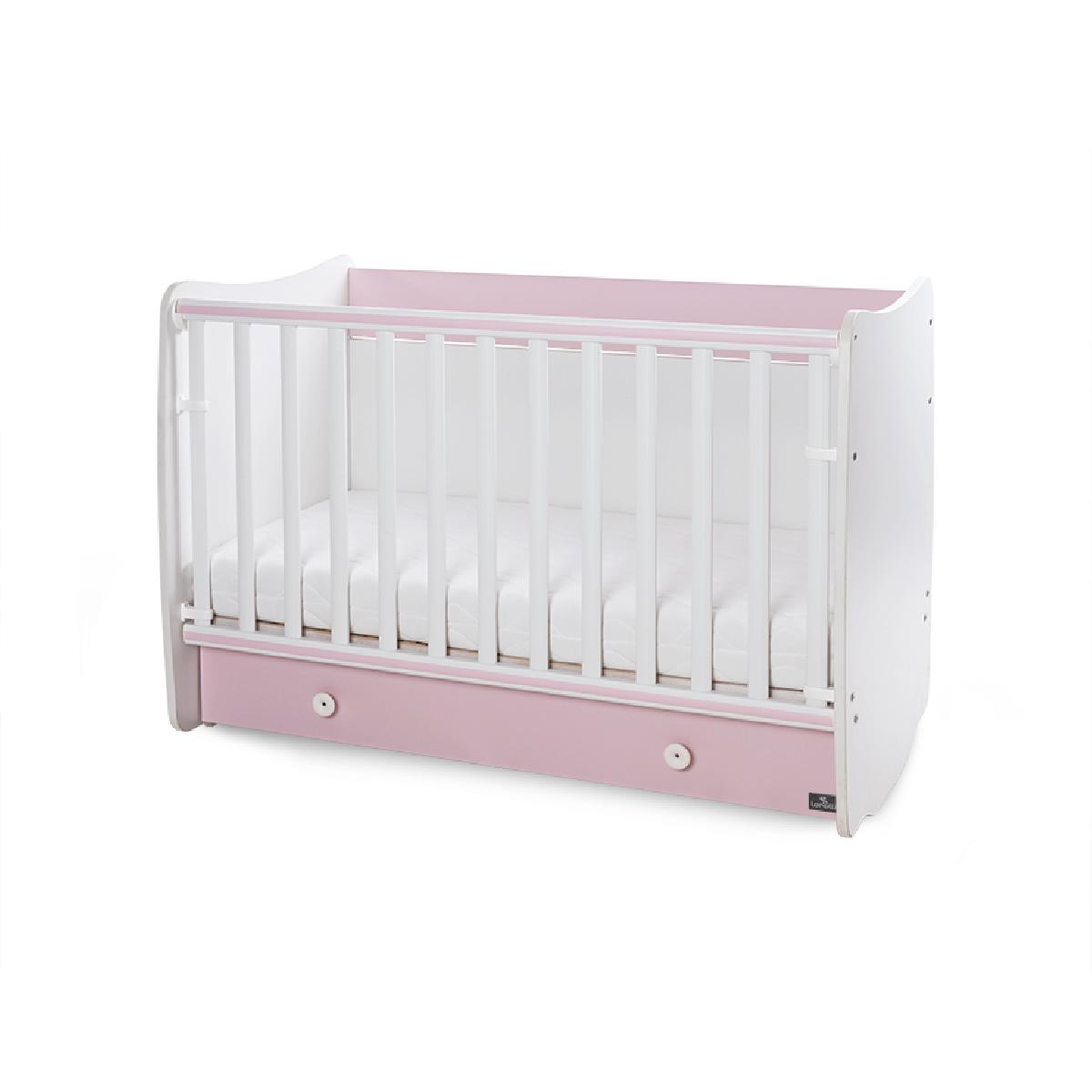 Alternative view of Μετατρεπόμενο Κρεβατάκι 140x70εκ Lorelli Dream White/Orchid Pink