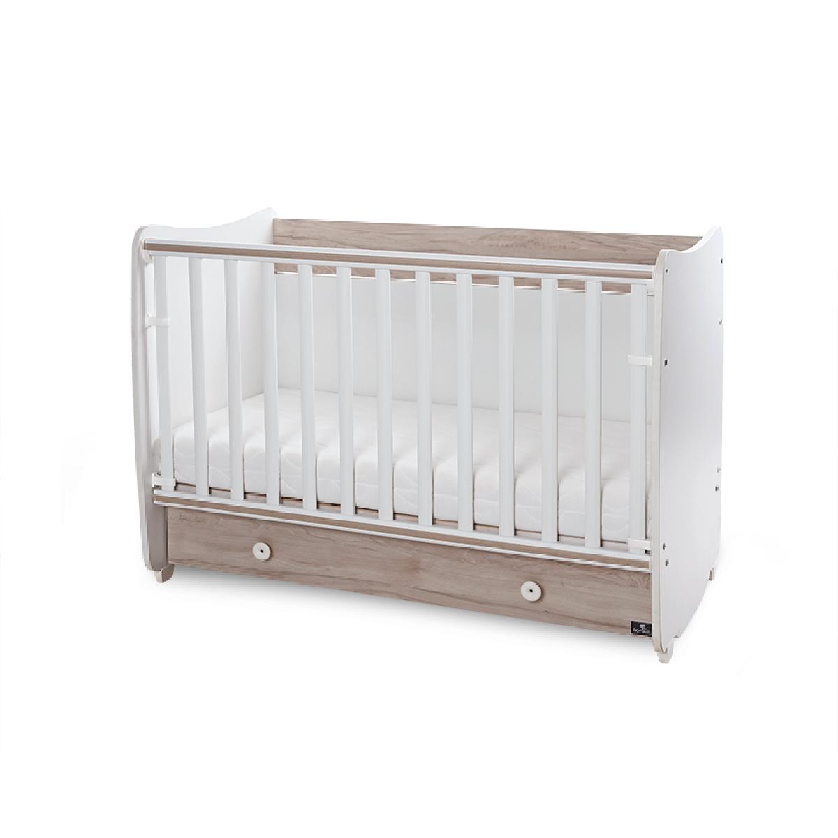 Μετατρεπόμενο Κρεβατάκι 140x70εκ Lorelli Dream White/Light Oak 2023