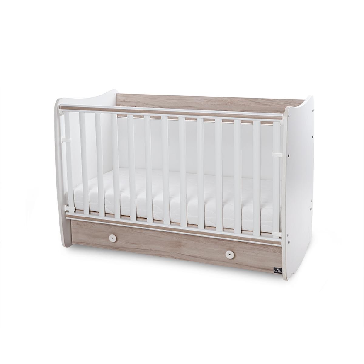 Alternative view of Μετατρεπόμενο Κρεβατάκι 140x70εκ Lorelli Dream White/Light Oak 2023
