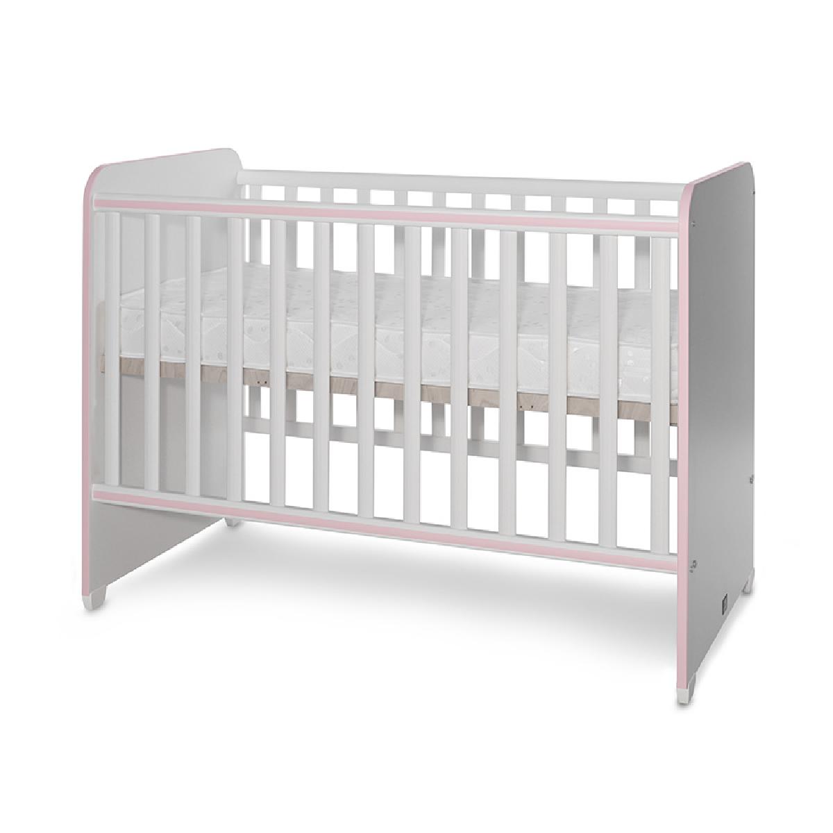 Alternative view of Βρεφικό Κρεβατάκι 60x120εκ Lorelli Sweet Dream White/Orchid Pink