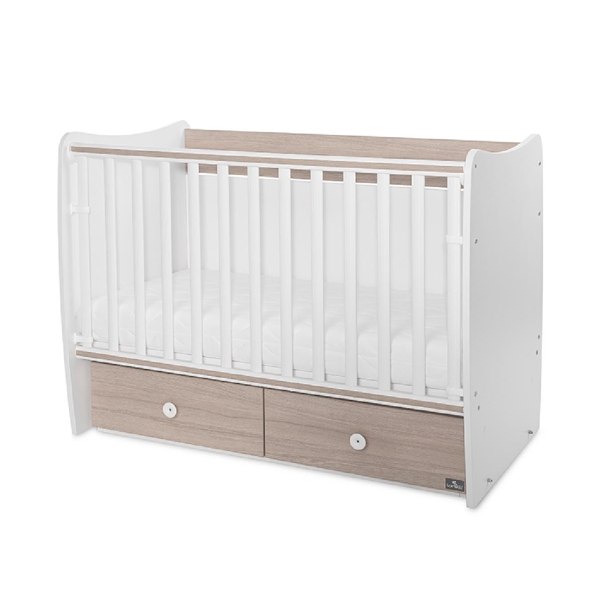 Μετατρεπόμενο Κρεβάτι 60x120εκ Lorelli Matrix White/Amber