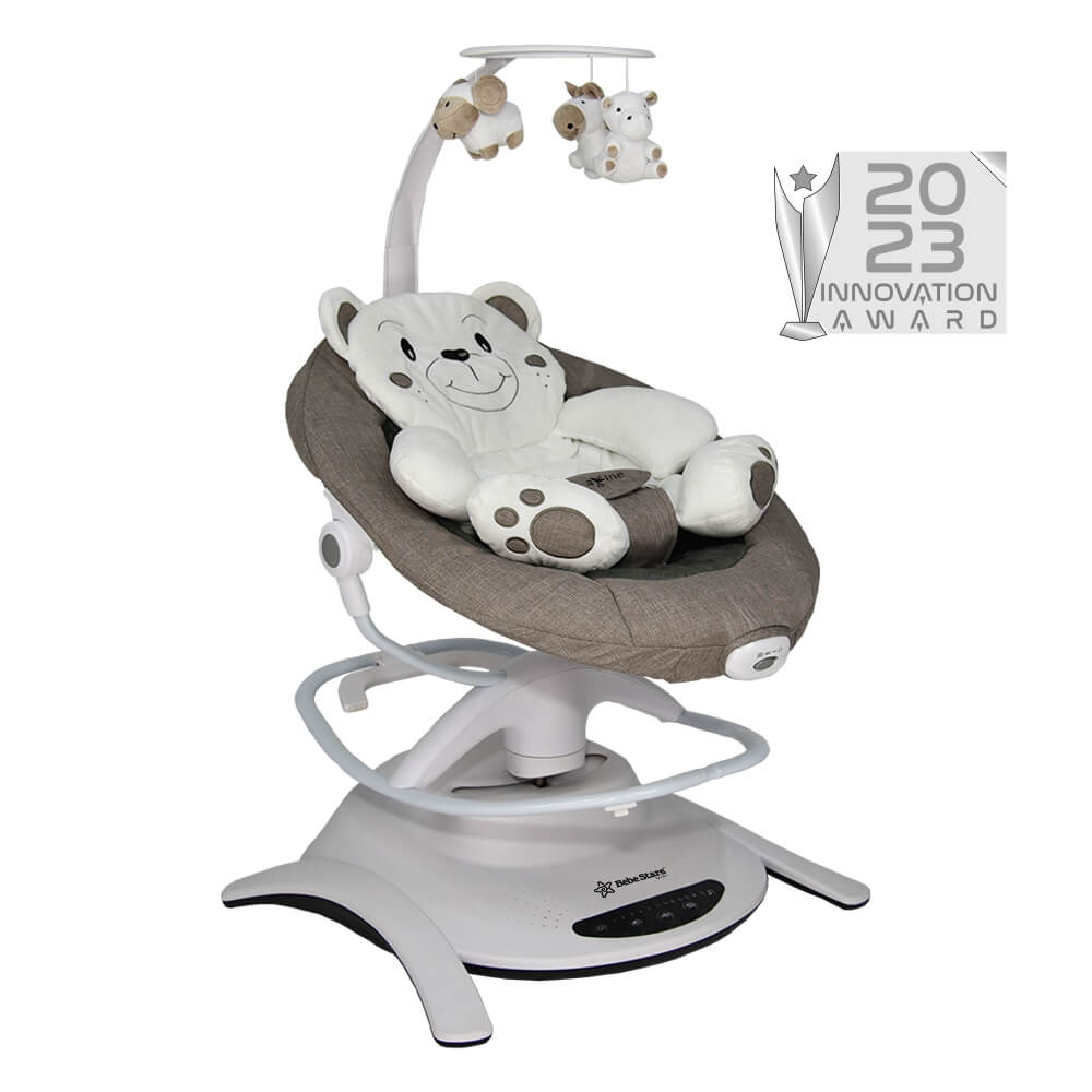 Ηλεκτρική Κούνια 2 σε 1 Bebe Stars Imagine Brown