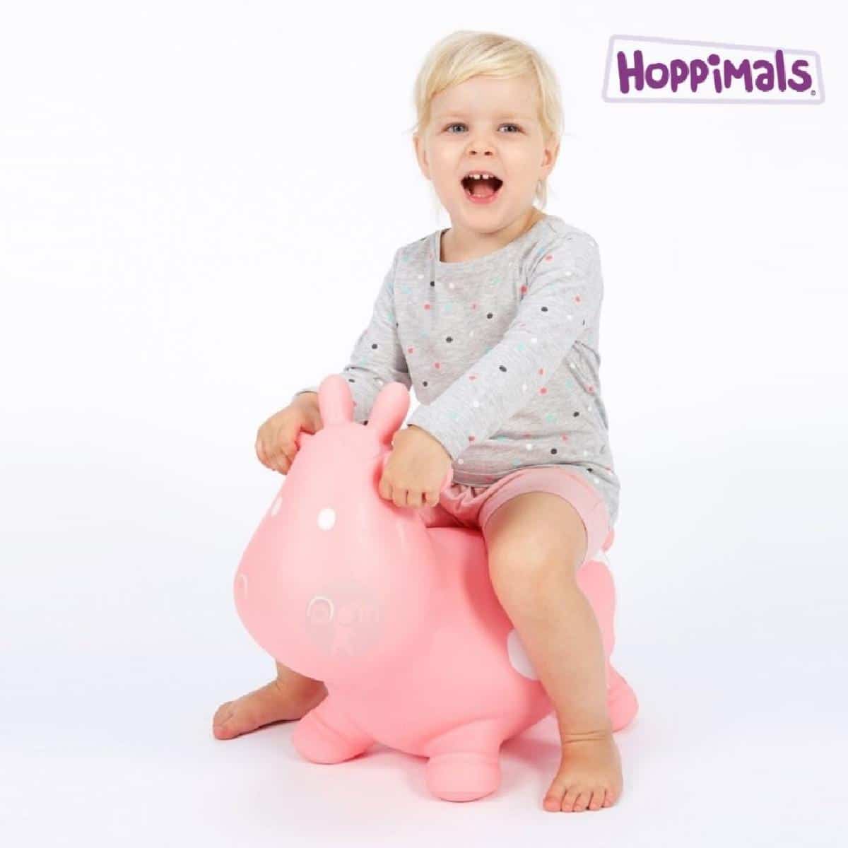 Φουσκωτό Παιχνίδι Χοπ Χοπ Hoppimals Cow Pink - Image 4