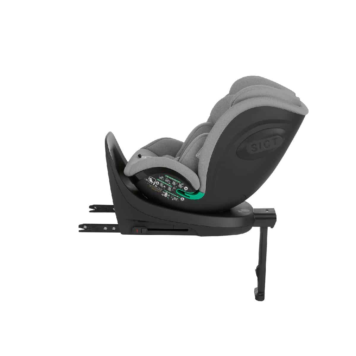 Κάθισμα Αυτοκινήτου 40-150εκ Kikka Boo i-Twist i-Size Light Grey - Image 7