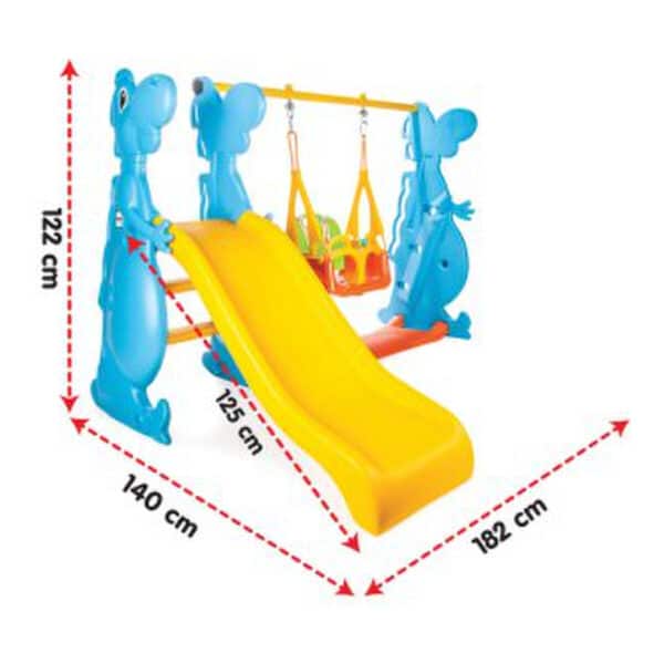 Παιδική Τσουλήθρα με Κούνια Pilsan 06099 Dino Slide and Swing Set - Image 2