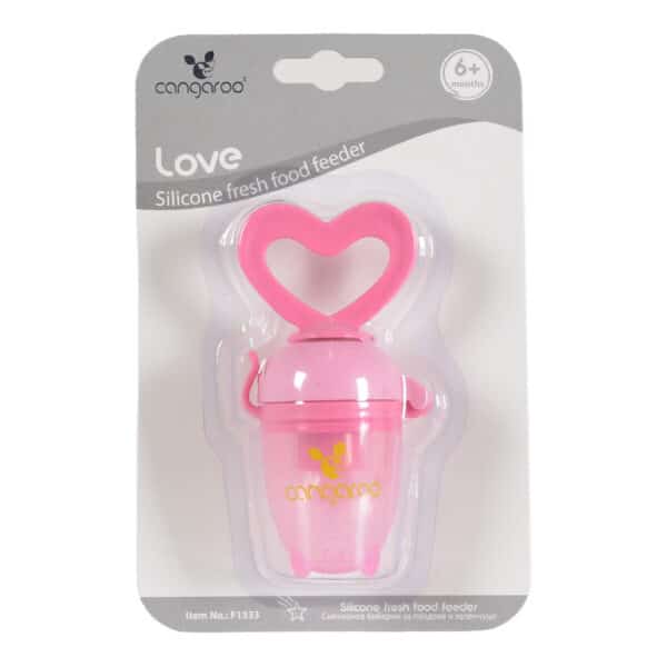 Πιπίλα Φαγητού από Σιλικόνη Cangaroo F1333 Pink - Image 3