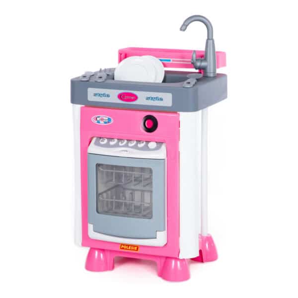 Παιδική κουζίνα με πλυντήριο πιάτων - Polesie toys CARMEN 57891