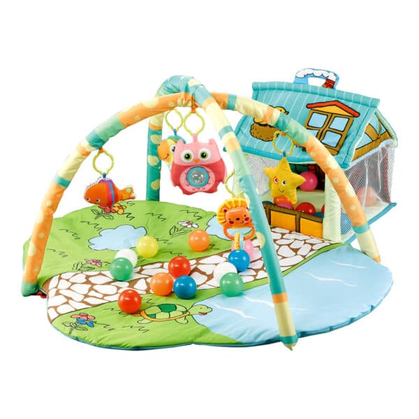 Βρεφικό Γυμναστήριο Moni Happy Farm Green JL625-1A