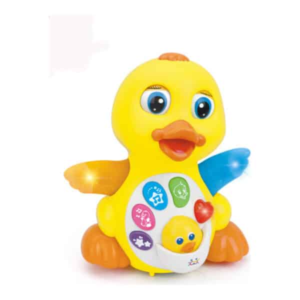 Μουσικό Παπάκι Moni Toys Yellow 808