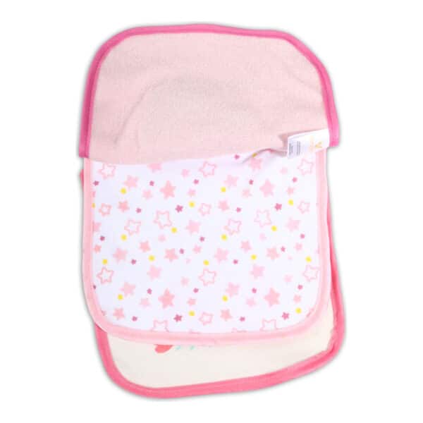 Σέτ 3 Βρεφικές Σαλιάρες Cangaroo Tibby Pink - Image 2
