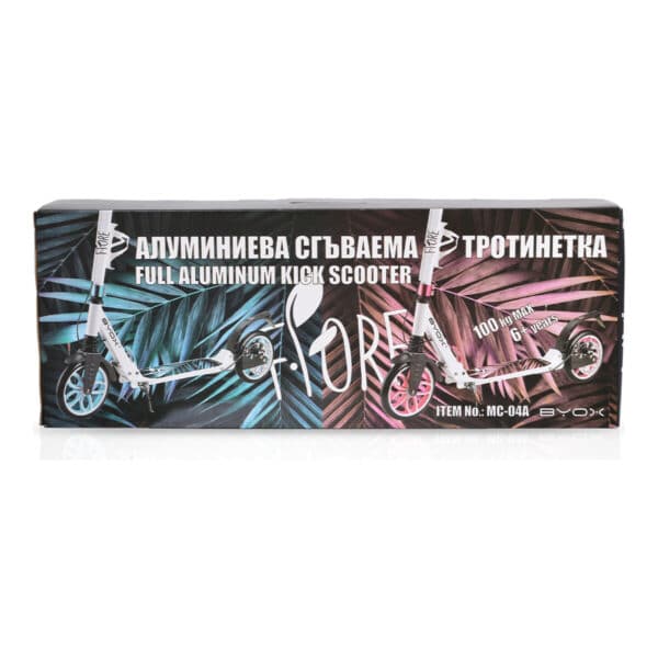 Αναδιπλουμενο πατίνι - BYOX Scooter Fiore blue - Image 3