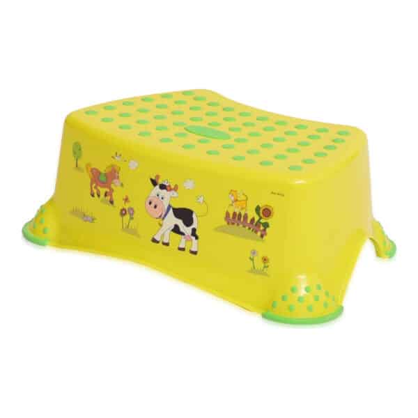 Βοηθητκό Σκαλάκι Μμπάνιου Lorelli Funny Farm Green
