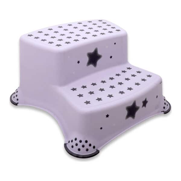 Βοηθητικό διπλό σκαλάκι μπάνιου Lorelli Stars White