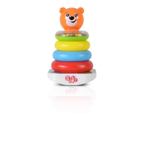 ΠΑΙΧΝΙΔΙ ΠΥΡΑΜΙΔΑ - MONI BEAR AND DEER RINGS 35785