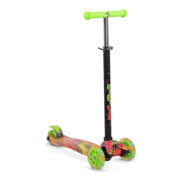 Πατίνι Scooter με Φωτιζόμενες Ρόδες BYOX Rapture Green