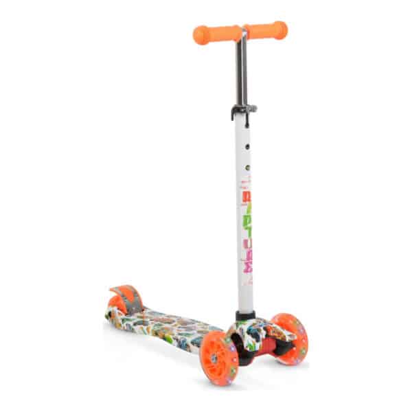 Πατίνι Scooter με Φωτιζόμενες Ρόδες BYOX Rapture Orange