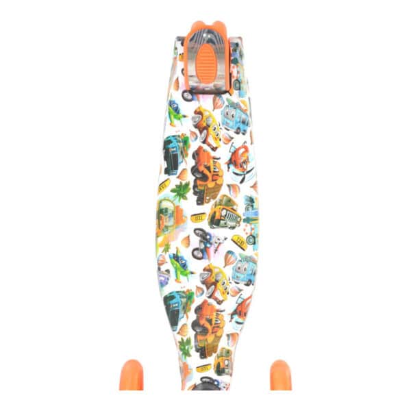 Πατίνι Scooter με Φωτιζόμενες Ρόδες BYOX Rapture Orange - Image 3