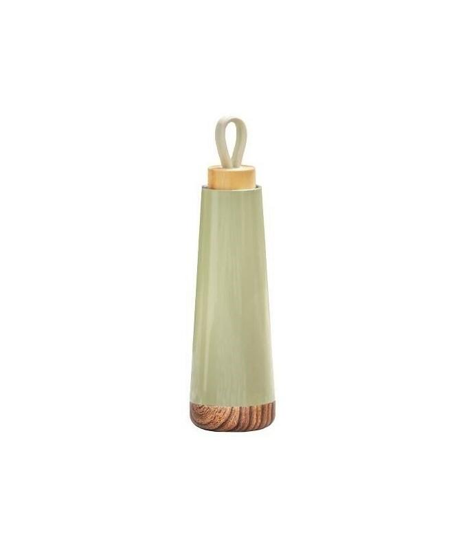 Ανοξείδωτο μπουκάλι με διπλό τοίχωμα - Chic Mic Bioloco Loop Light green 500ml