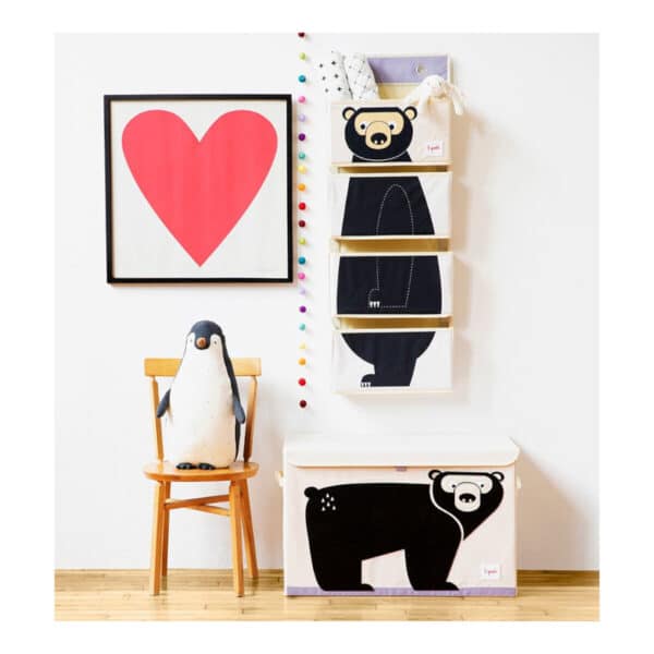 Κρεμαστές θήκες - 3Sprouts Hanging wall organizer Bear - Image 2
