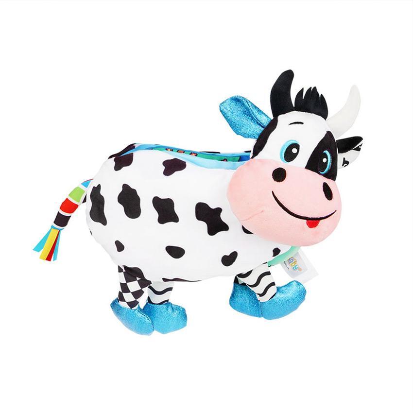 Μαλακό Βιβλιαράκι - Jollybaby Soft book Cow J8249