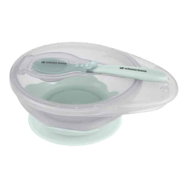 Μπολάκι φαγητού με κουταλάκι - Kikka boo Suction Mint