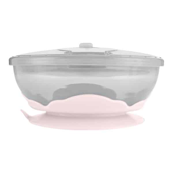 Μπολάκι φαγητού με κουταλάκι - Kikka boo Suction Pink - Image 6