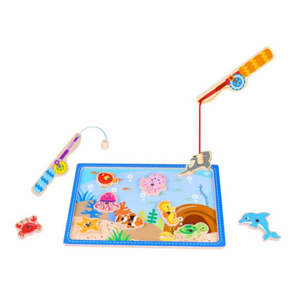 Ξύλινο Παιχνίδι Ψαρέματος - Tooky Toy TKF040
