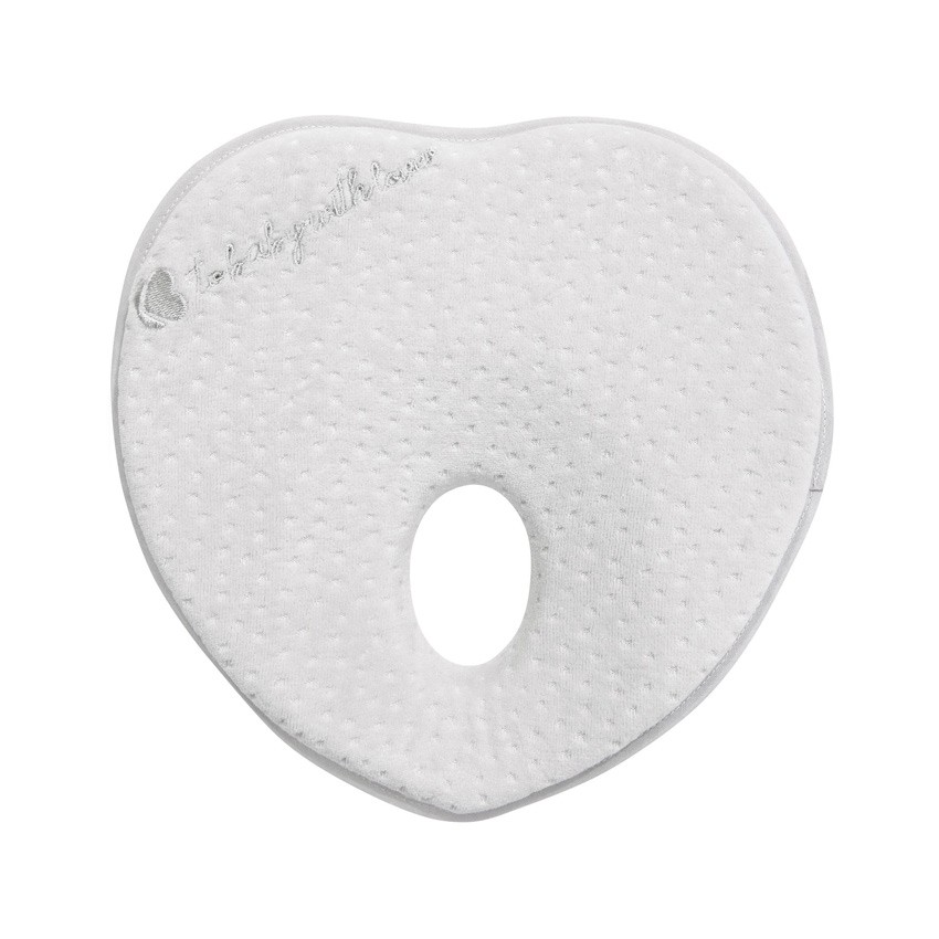Βρεφικό Μαξιλάρι  - Kikka Boo Memory foam ergonomic pillow Heart Grey Velvet