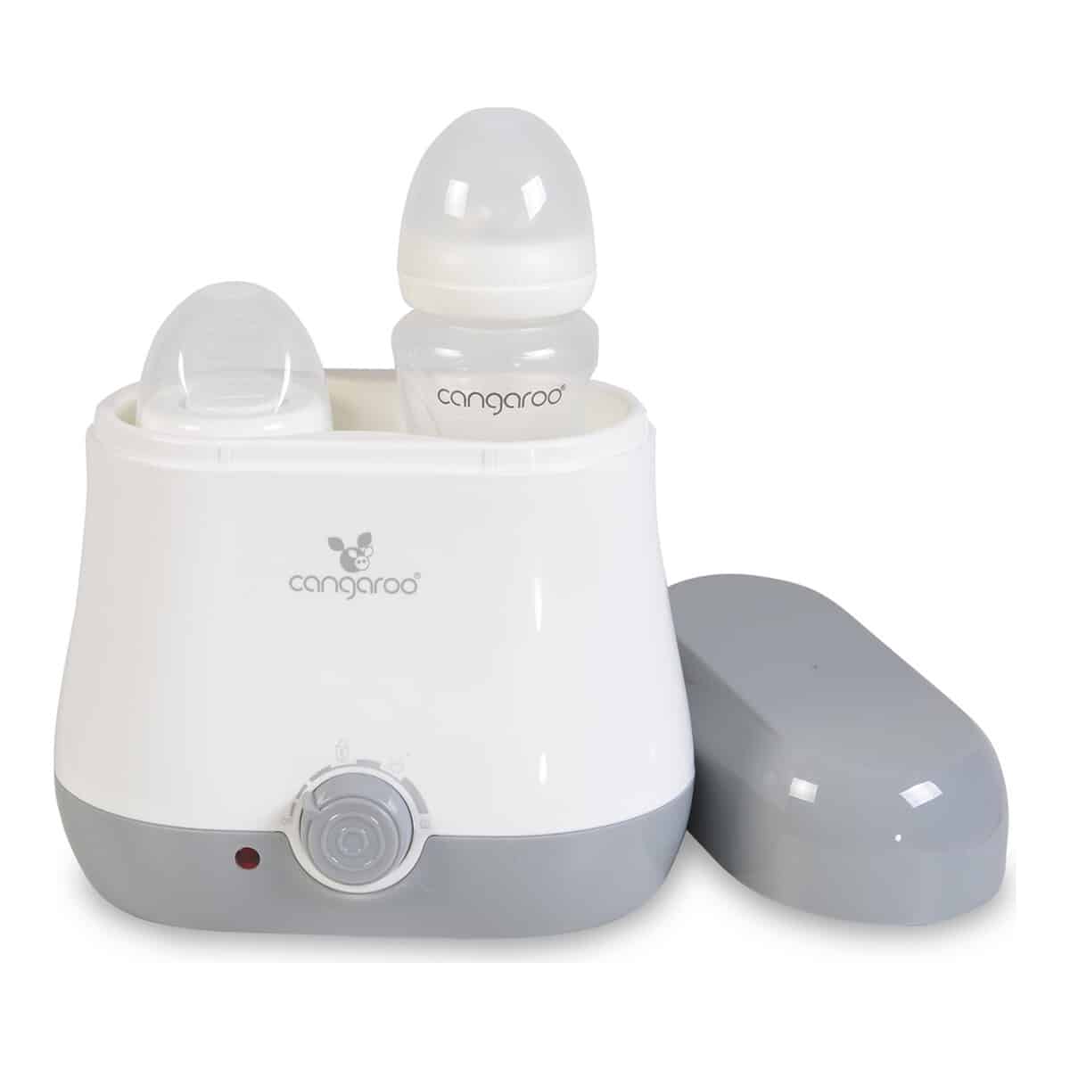 Θερμαντήρας φαγητού 2 θέσεων - Cangaroo Bottle warmer Babyduo Grey