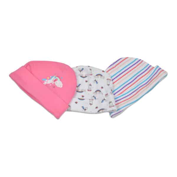 Βρεφικά Σκουφάκια MONI - Baby hats Kay Pink - Image 2