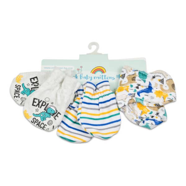Βρεφικά Γαντάκια MONI Baby mittens Kay Blue