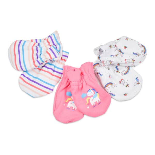 Βρεφικά Γαντάκια MONI - Baby mittens Kay Pink - Image 2
