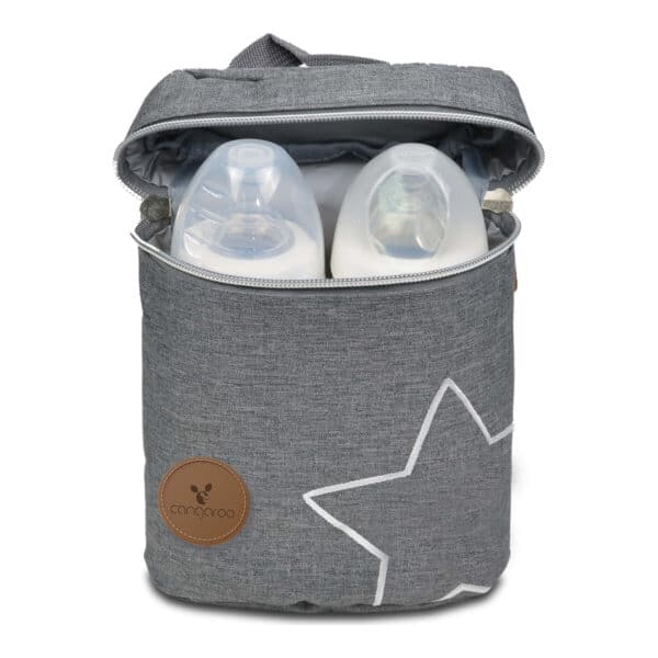 Τσάντα Θερμός 2 Θέσεων Cangaroo Thermo bag Charlie Dark Grey - Image 2
