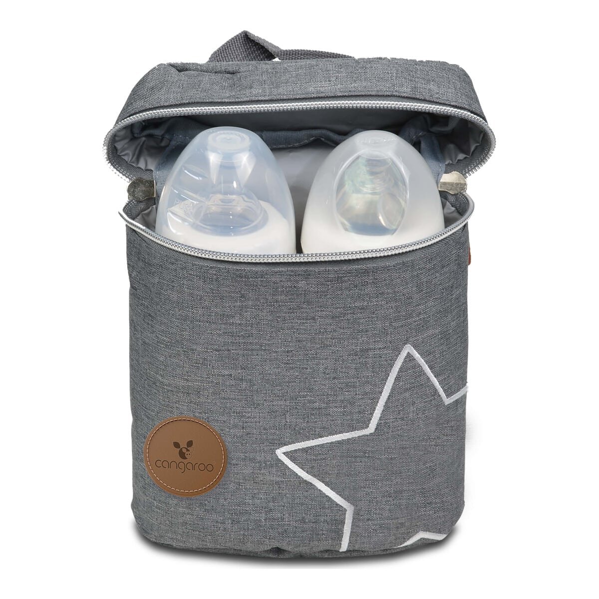 Τσάντα Θερμός 2 Θέσεων Cangaroo Thermo bag Charlie Dark Grey - Image 2