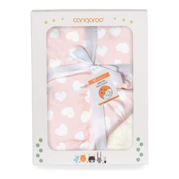 Κουβέρτα Αγκαλιάς 75x105εκ Cangaroo Shaggy Pink