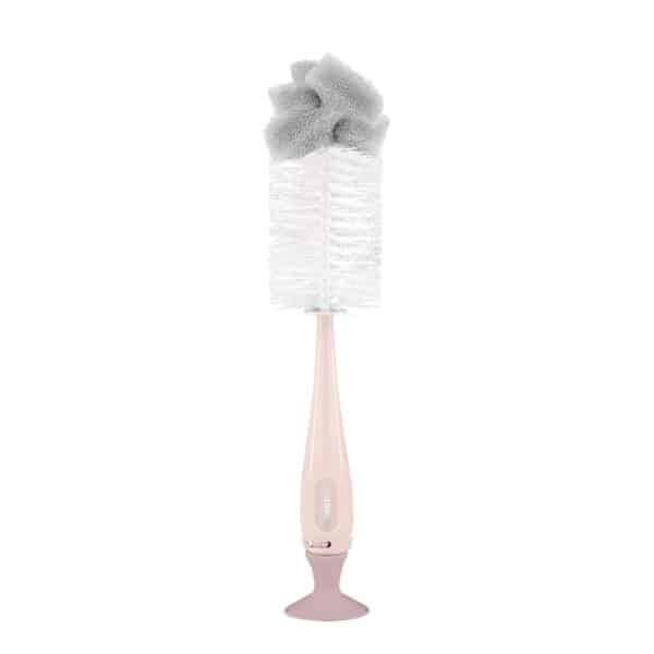 Βούρτσα Καθαρισμού Μπιμπερό 2 σε 1 - Kikka Boo Brush for bottles 2in1 Pink