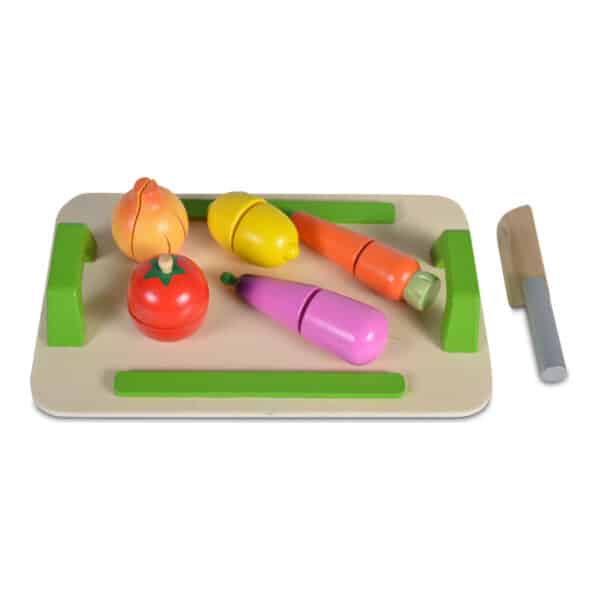 Ξύλινο Παιχνίδι Σανίδα Κοπής MONI Toys chopping board set 4308