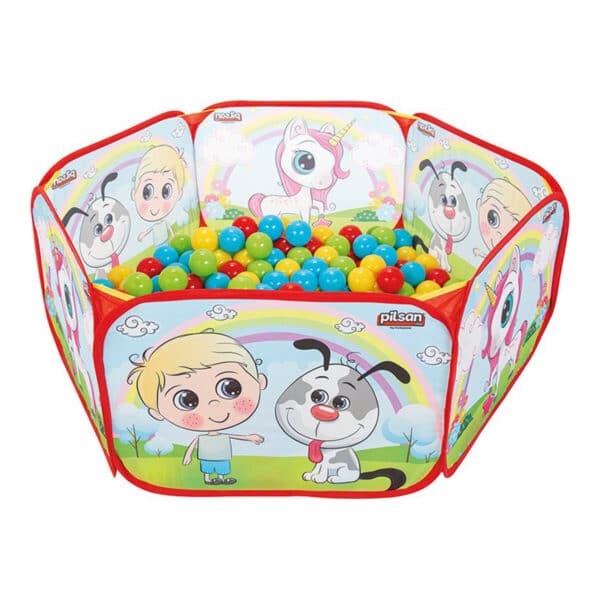 Παιδική Πισίνα με Πλαστικές Μπάλες 200τμχ Pilsan Foldable ball pit 06413