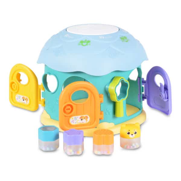Alternative view of Παιχνίδι ταξινόμησης - MONI Toys Fantastic mushroom house QX-91171E Blue