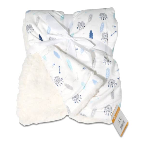 Alternative view of Κουβέρτα Αγκαλιάς 75x105εκ Cangaroo Shaggy Blue