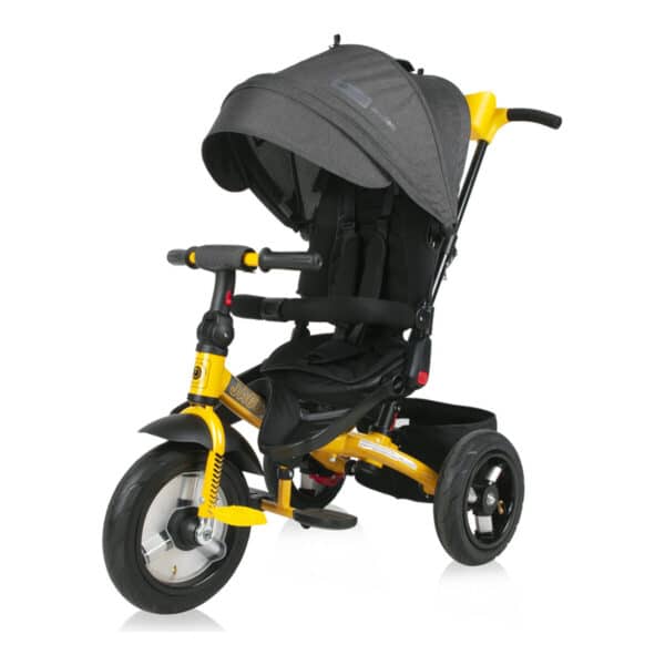 Τρίκυκλο Ποδήλατο - Lorelli Tricycle JAGUAR /Air Wheels/ Black&Yellow
