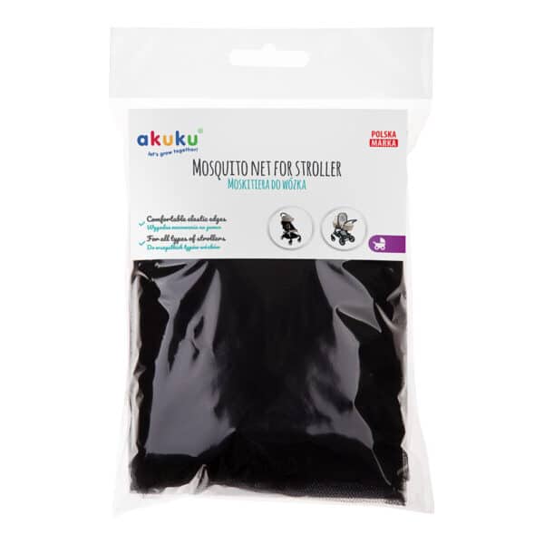 Κουνουπιέρα για καρότσι - Akuku Mosquito net for stroller Black
