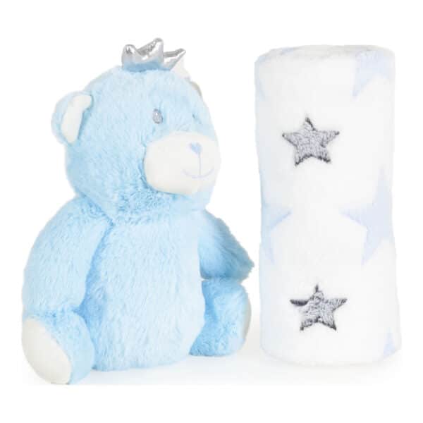 Alternative view of Κουβέρτα Αγκαλιάς 90x75εκ - Cangaroo Blue Bear