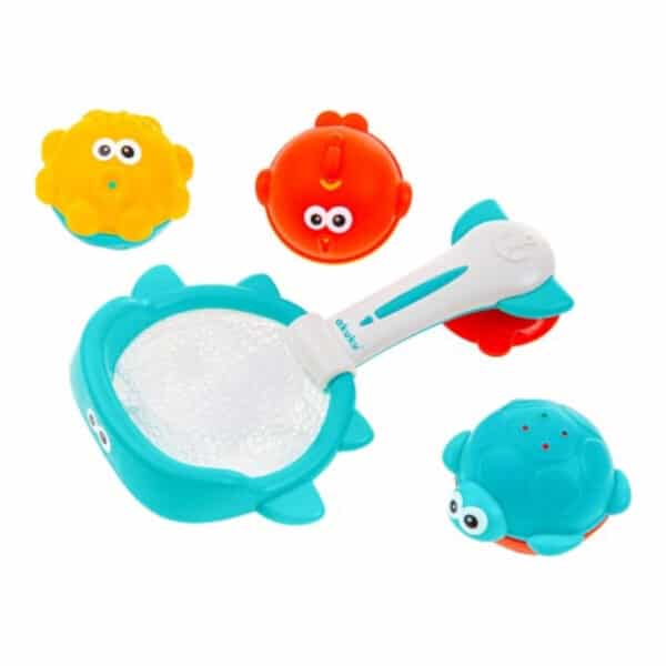 Σετ Απόχη Ψαρέματος με Παιχνίδια Μπάνιου - Akuku Bath toys & Basketball