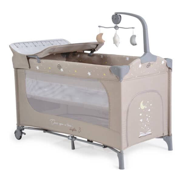 Παρκοκρέβατο 2 Επιπέδων – Cangaroo Once upon a time L3 Beige