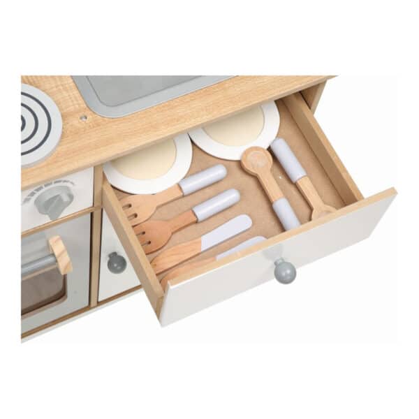 Alternative view of Ξύλινή Κουζίνα - Moni Toys Wooden Play kitchen 7253