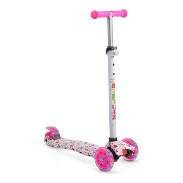 Πατίνι Scooter με Φωτιζόμενες Ρόδες BYOX Rapture White