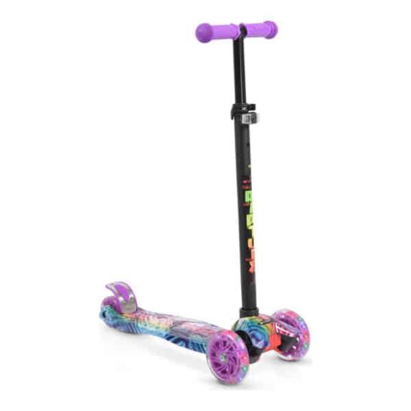 Πατίνι Scooter με Φωτιζόμενες Ρόδες BYOX Rapture Purple