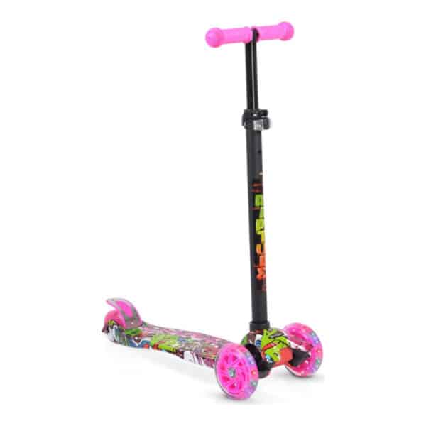 Πατίνι Scooter με Φωτιζόμενες Ρόδες BYOX Rapture Pink